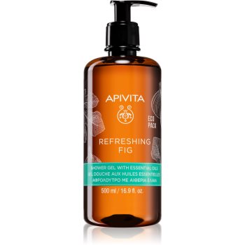 Apivita Refreshing Fig Shower Gel gel de dus revigorant cu uleiuri esentiale - imagine 2
